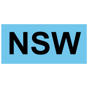 100x48mm NSW State Label, 1000 per roll