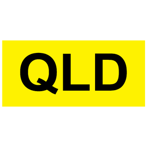 100x48mm QLD State Label, 1000 per roll