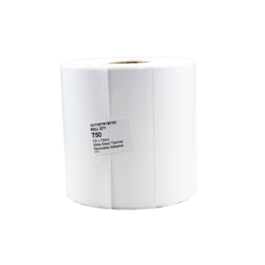 101x73mm Direct Thermal Removable Label, 750 per roll, 38mm core