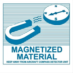 105x111mm Magnetized Material Label, 500 per roll