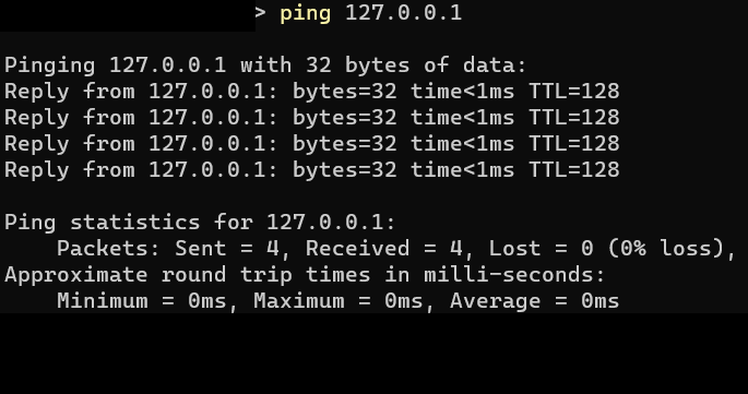 Ping Statistics