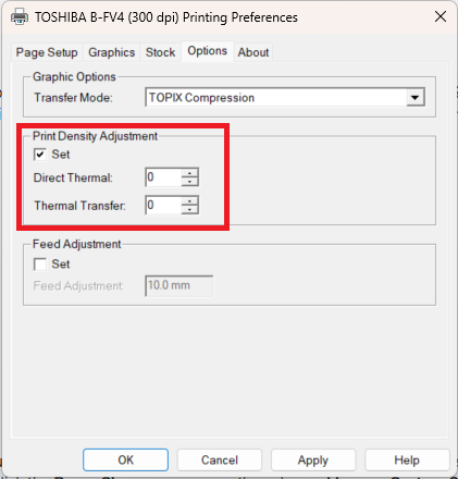 Toshiba Printing Preferences