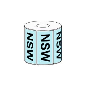 100x48mm NSW State Label, 1000 per roll