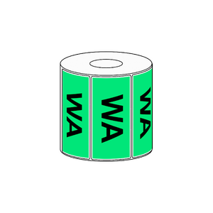100x48mm WA State Label, 1000 per roll