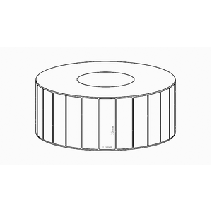 35x11mm Direct Thermal Permanent Label, 10700 per roll, 76mm core