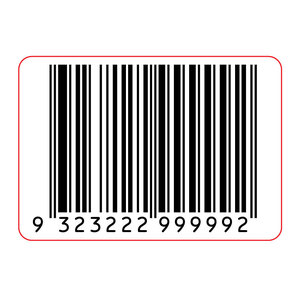 * 1000 * EAN13 BARCODE LABELS * BARCODE * RETAIL PRODUCT *