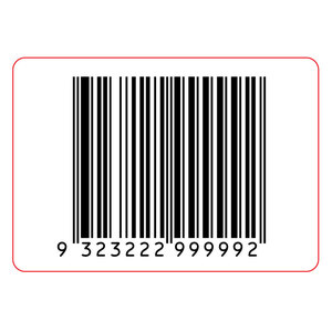 45x35mm Barcode Label