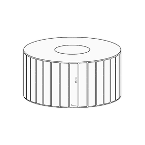 49x9mm Direct Thermal Permanent Label, 4150 per roll, 38mm core