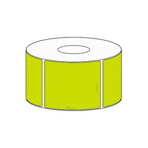 58x71mm Green Direct Thermal Permanent Label, 700 per roll, 38mm core