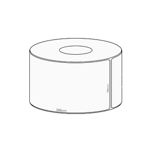 60x200mm Direct Thermal Permanent Label, 250 per roll, 38mm core