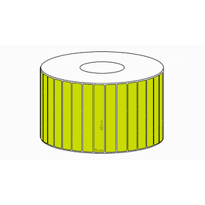 60x9mm Green Direct Thermal Permanent Label, 4150 per roll, 38mm core