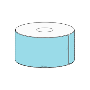 70x250mm Blue Direct Thermal Permanent Label, 200 per roll, 38mm core