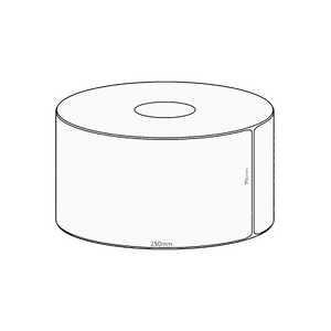 70x250mm Direct Thermal Permanent Label, 200 per roll, 38mm core