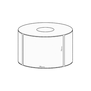 70x99mm Transfer Permanent Label, 1450 per roll, 76mm core