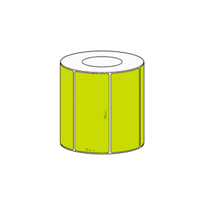 78x35mm Green Direct Thermal Permanent Label, 1300 per roll, 38mm core