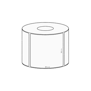80x85mm Direct Thermal Permanent Label, 550 per roll, 38mm core
