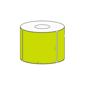 80x99mm Green Direct Thermal Permanent Label, 500 per roll, 38mm core