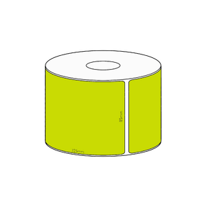 85x225mm Green Direct Thermal Permanent Label, 200 per roll, 38mm core
