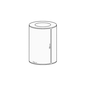 88x73mm Transfer Permanent Label, 650 per roll, 38mm core