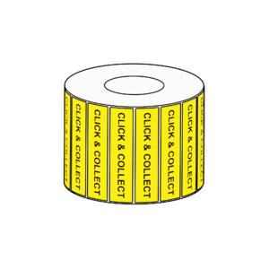 100x35mm Click & Collect Label, 1000 per roll