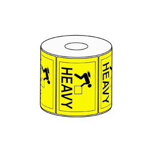 101x73mm Heavylift Label, 500 per roll