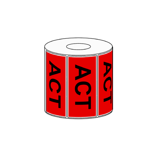 100x48mm ACT State Label, 1000 per roll
