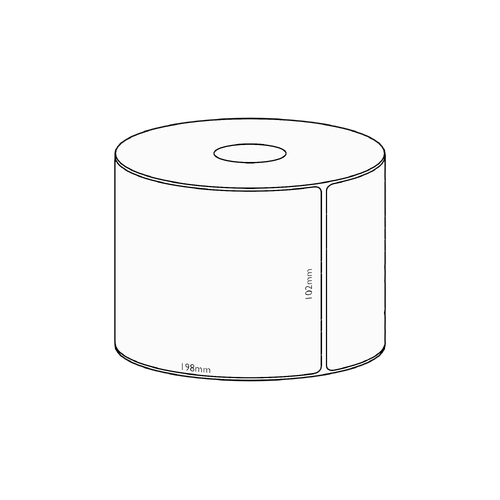 102x198mm Direct Thermal Removable Label