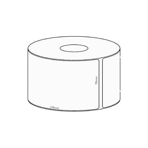 70x145mm Transfer Permanent Label, 1000 per roll, 76mm core