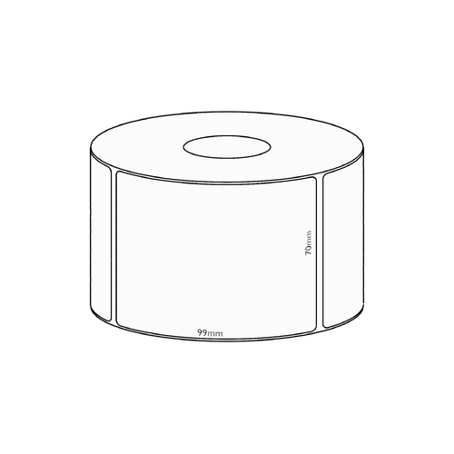 70x99mm Transfer Permanent Label, 1450 per roll, 76mm core
