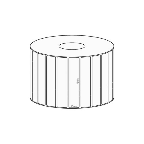 75x15mm Direct Thermal Label