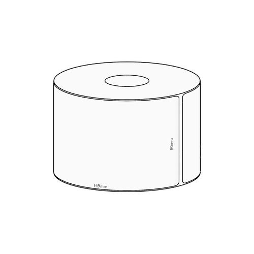 80x149mm Transfer Permanent Label, 350 per roll, 38mm core
