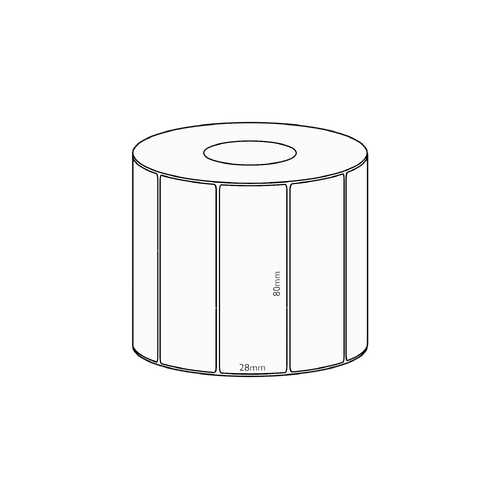 80x28mm Direct Thermal Label