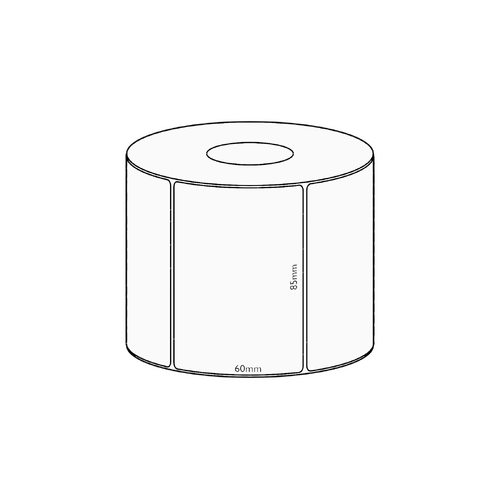 85x60mm Transfer Permanent Label, 800 per roll, 38mm core