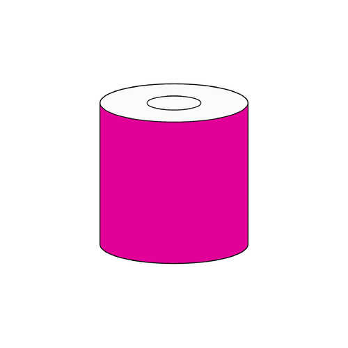 40mm x 145m Continuous Pink Crate Tag for Woolworths, 76mm core