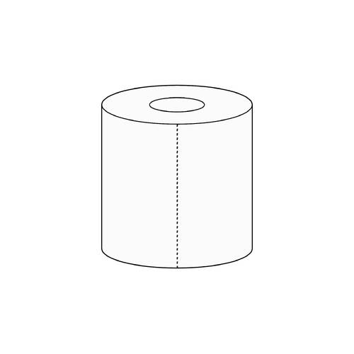 40x140mm White Crate Tag for Woolworths, 1000 per roll, 76mm core