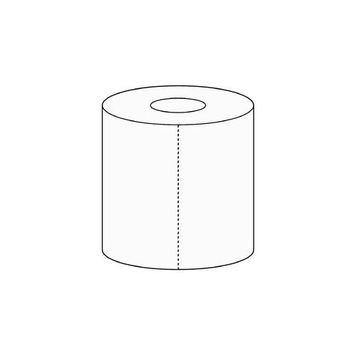 80x85mm White Crate Tag for Coles, 1700 per roll, 76mm core